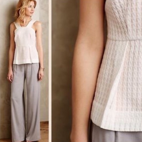 {Anthro} Maeve Basket Tank - Picture 2 of 3